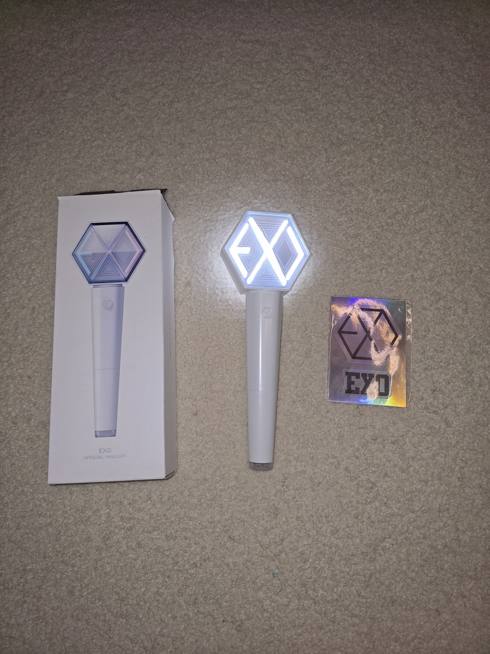 EXO Lightstick Official Fan Light - White